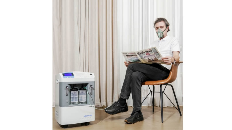Concentrateur d'oxygène, double flux